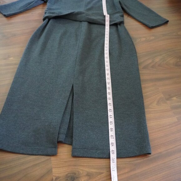 Lafayette 148 New York Grey Dress - Picture 11 of 14